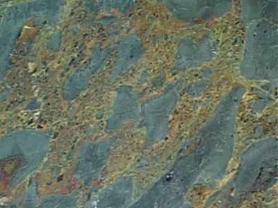 Verde Dorado granite polished sample – Marmi di Carrara – green, grey (1)
