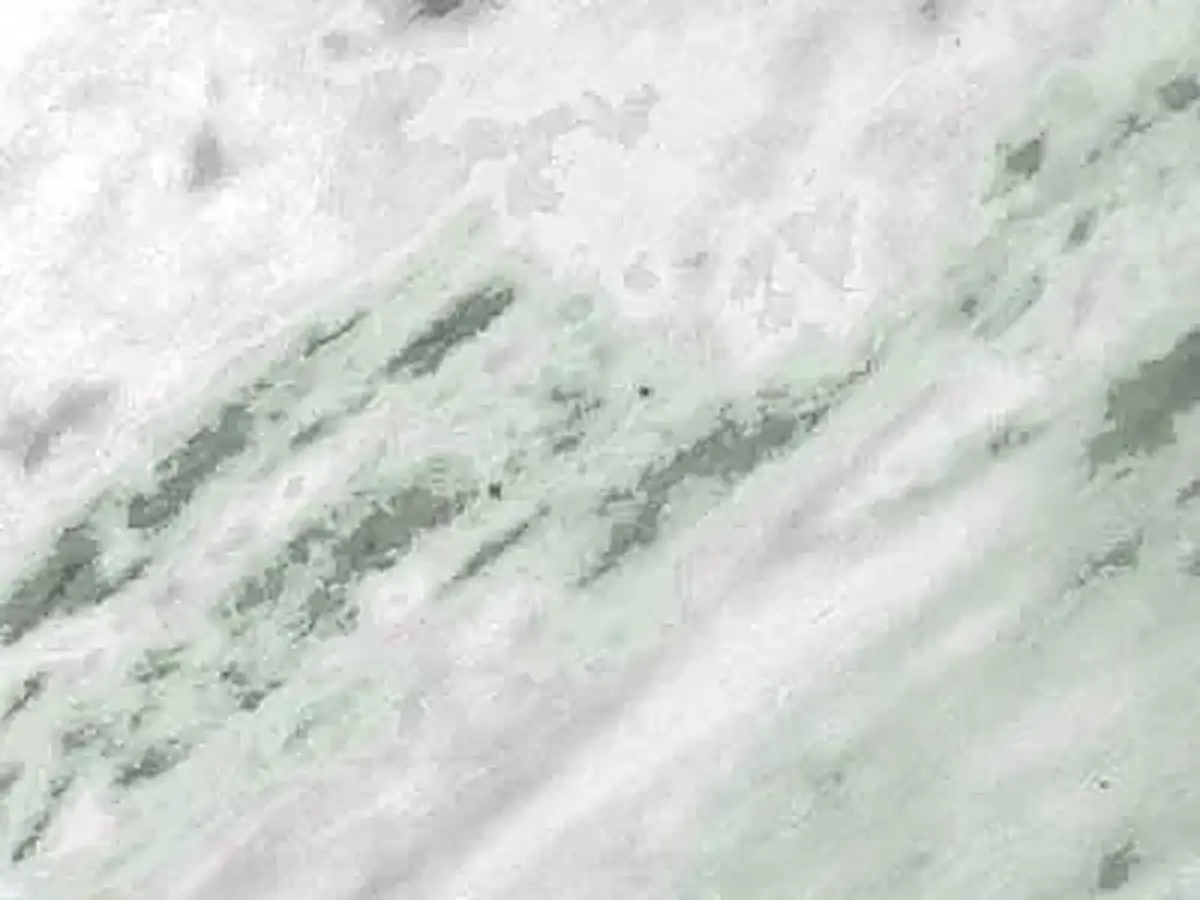 Verde Lukas marble polished sample – Marmi di Carrara – ivory, white (1)