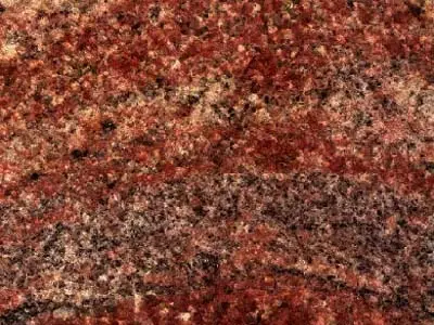 Vermelho Real granite polished sample – Marmi di Carrara – brown, rust red (1)